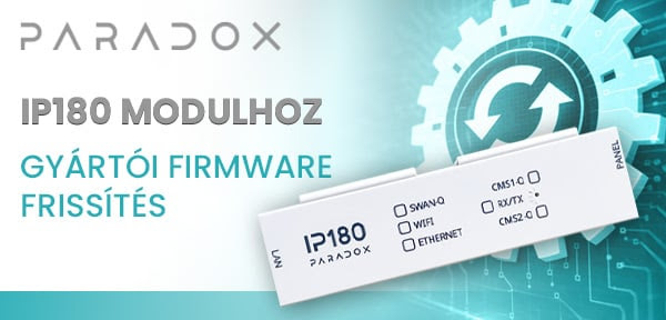 IP180 Gyártói firmware frissítés