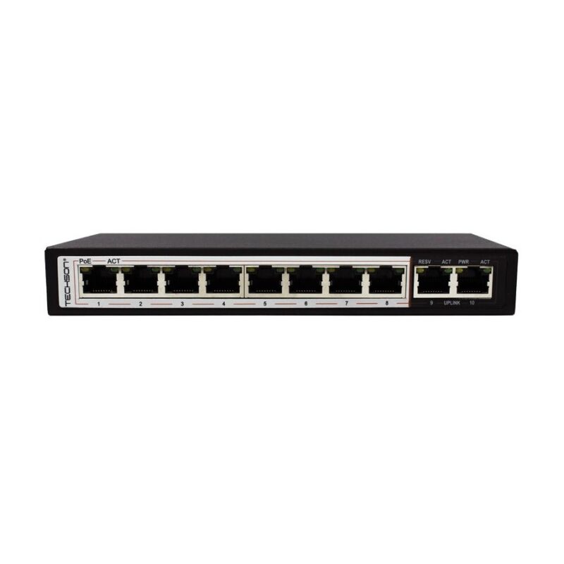 Techson TCS-AGP08-2GU PoE switch, 8 port