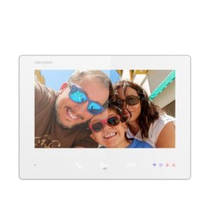 Hikvision DS-KH7300EY-WTPE2/White 2 vezetékes IP kaputelefon beltéri egység 7" TFT kijelző
