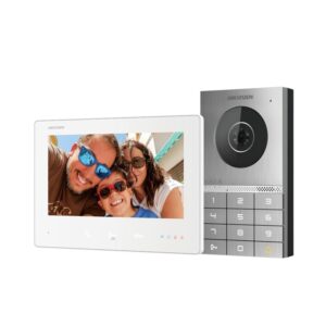 Hikvision DS-KIS708EY többlakásos 2 vezetékes IP kaputelefon szett