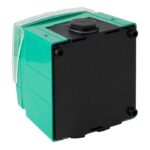 CPK-865G-WP kültéri kézi jelzésadó, kulccsal visszaállítható, IP65 védelemmel, zöld 2 x NC/NO
