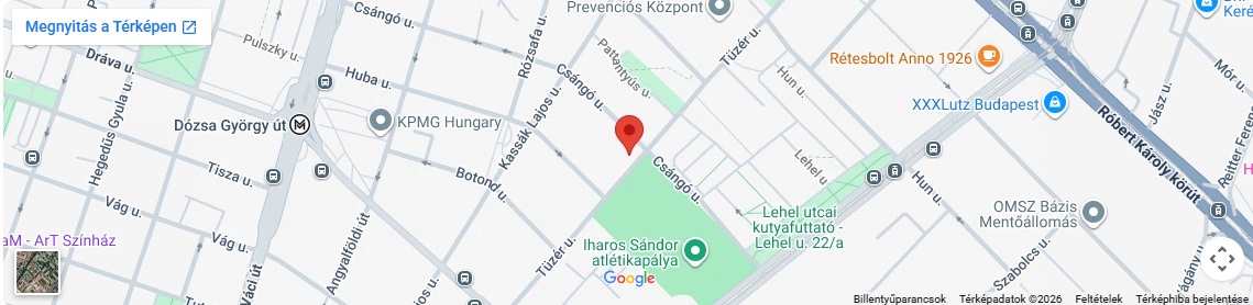 Forschnit Kft. térkép – 1134 Budapest, Tüzér utca 42.